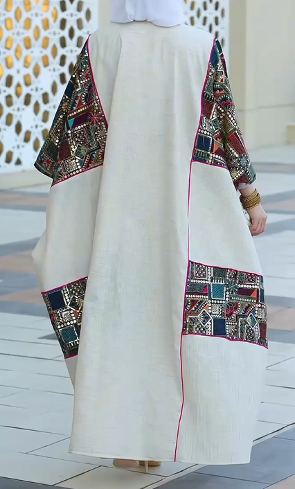 Elegant Kuwaiti Jellabiya - Farasha
