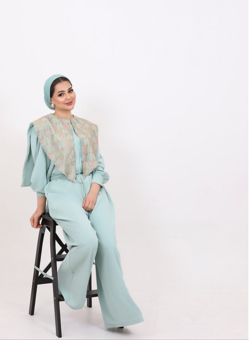 Women's Mint Elegant Suit - by Lebsaty