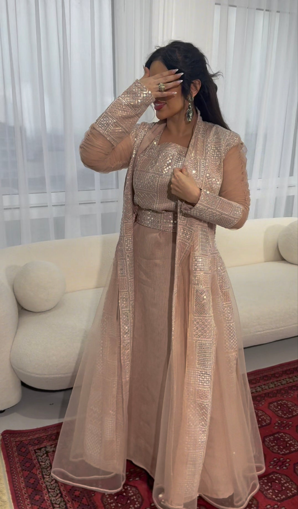 Elegant Kuwaiti Jellabiya - Samara