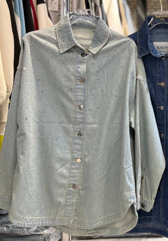 Denim Suit with Effortless Edge