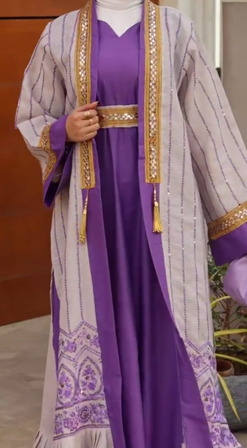 Elegant Kuwaiti Jellabiya - Latifa