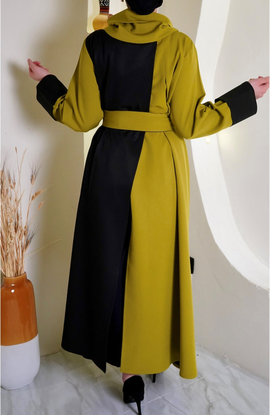 Lebsaty Balck & cumin colour Suit