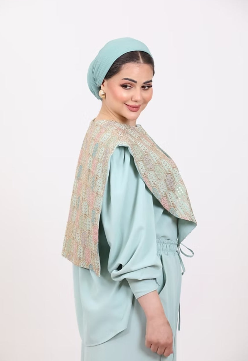 Women's Mint Elegant Suit - by Lebsaty