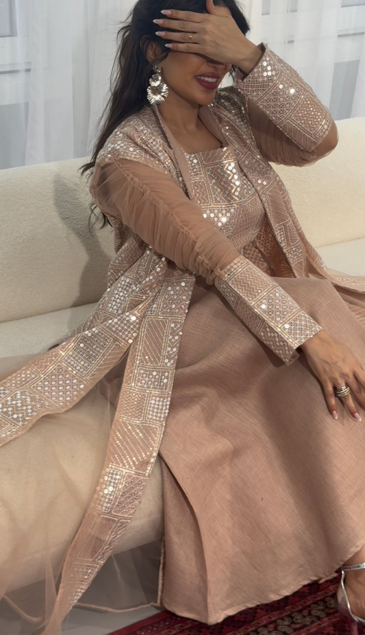 Elegant Kuwaiti Jellabiya - Samara