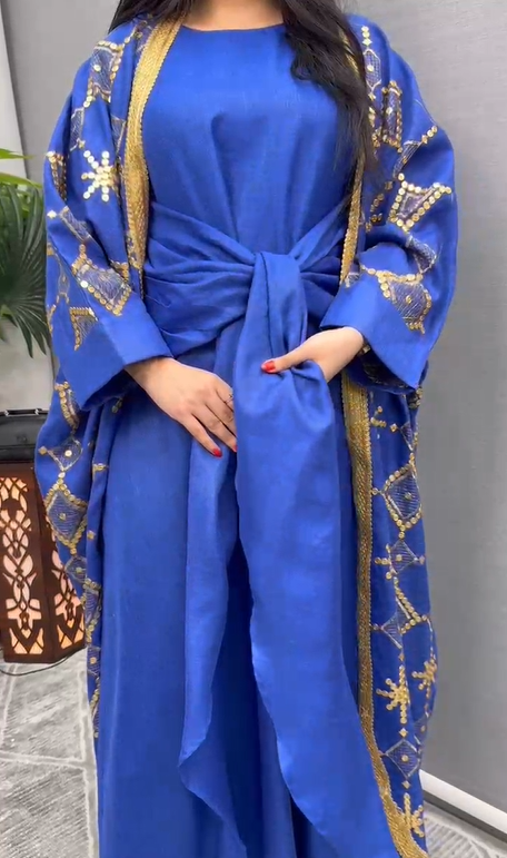 Elegant Kuwaiti Jellabiya - Samara