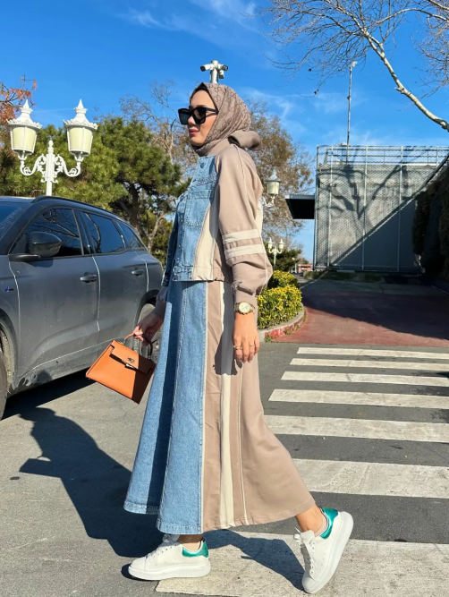 Skirt  Tracksuit – Denim & Cotton Two Pieces Sets