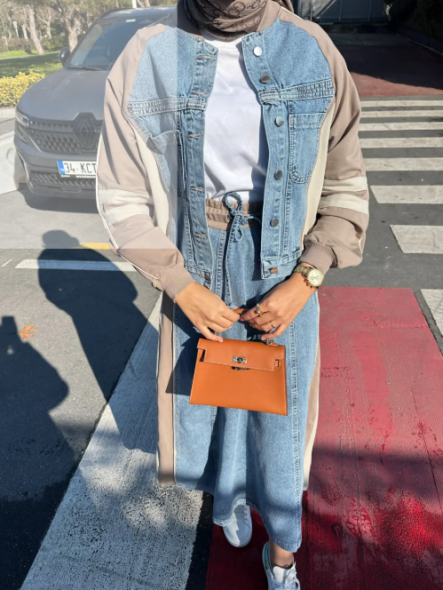 Skirt  Tracksuit – Denim & Cotton Two Pieces Sets