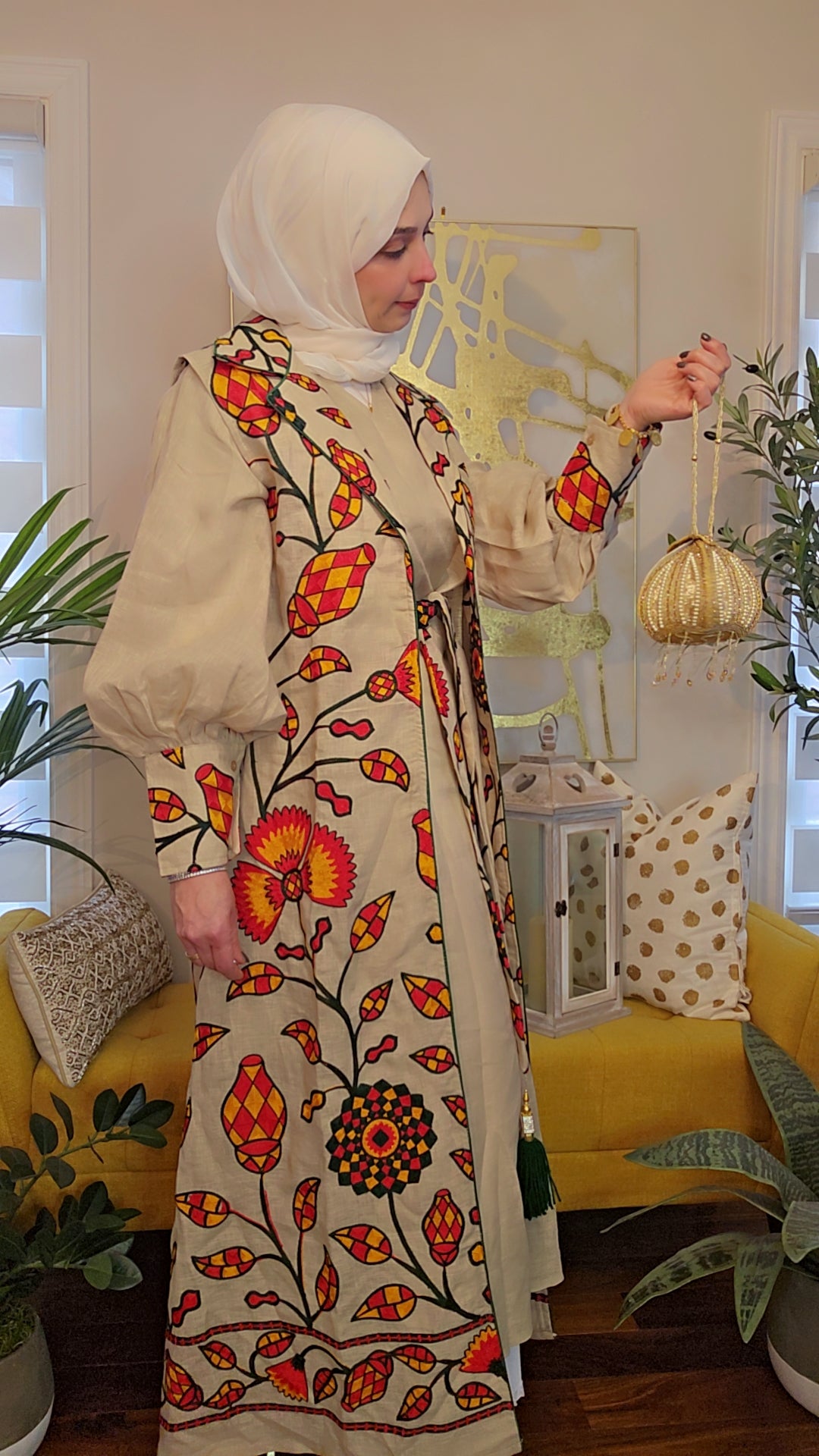 Jalabiya kuwaití elegante - Sama