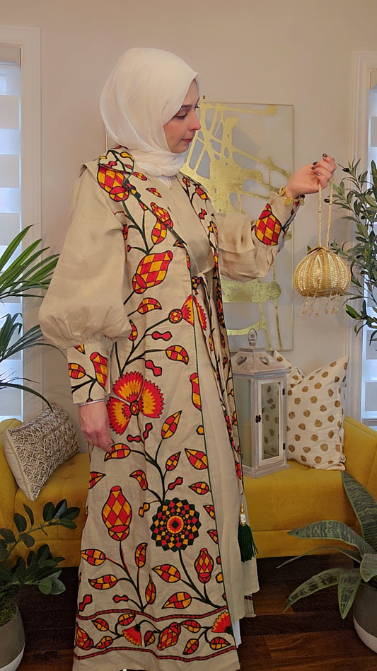 Elegant Kuwaiti Jellabiya - Sama