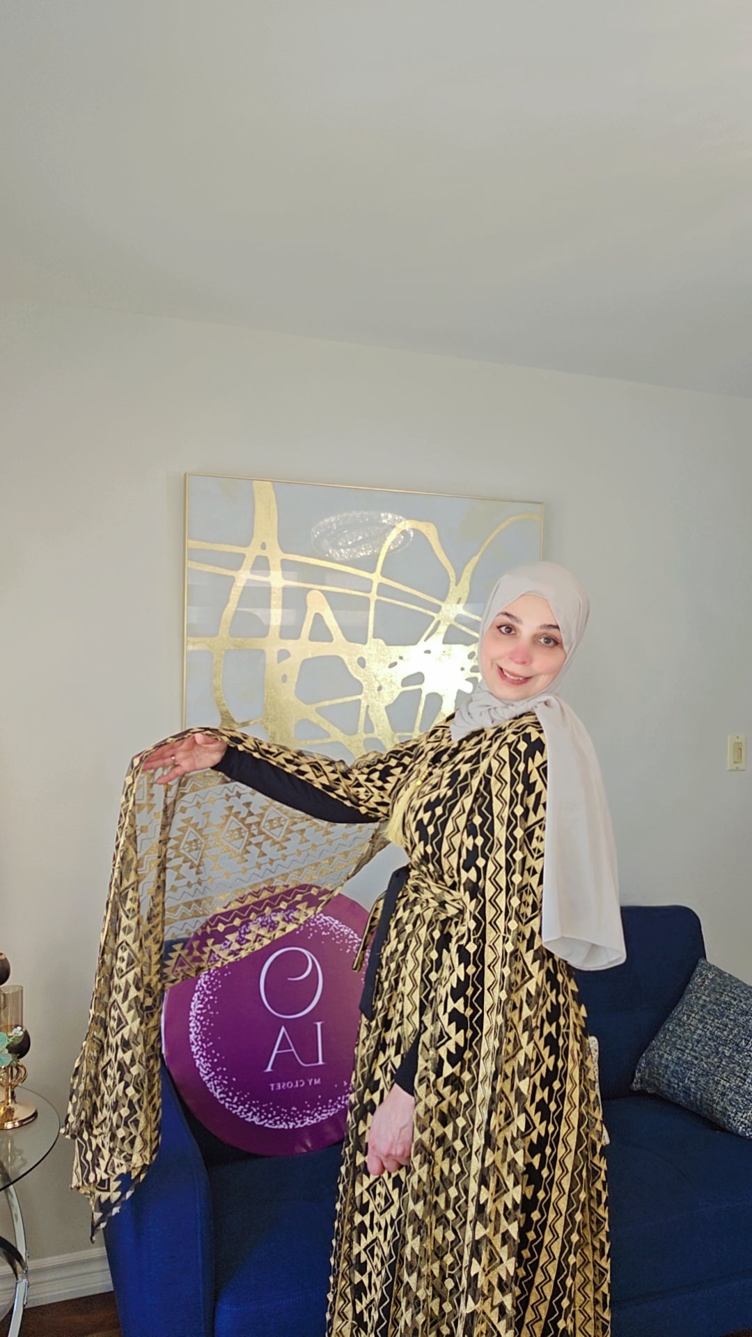 Kuwaiti Jellabiya in dress- Widad
