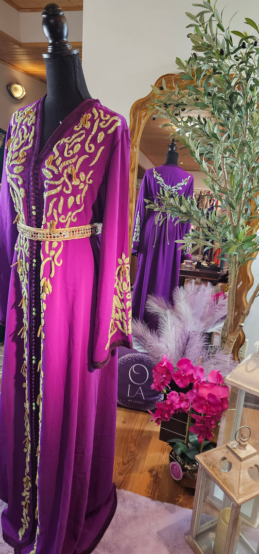 Handmade Moroccan Kaftan - Mobde3a