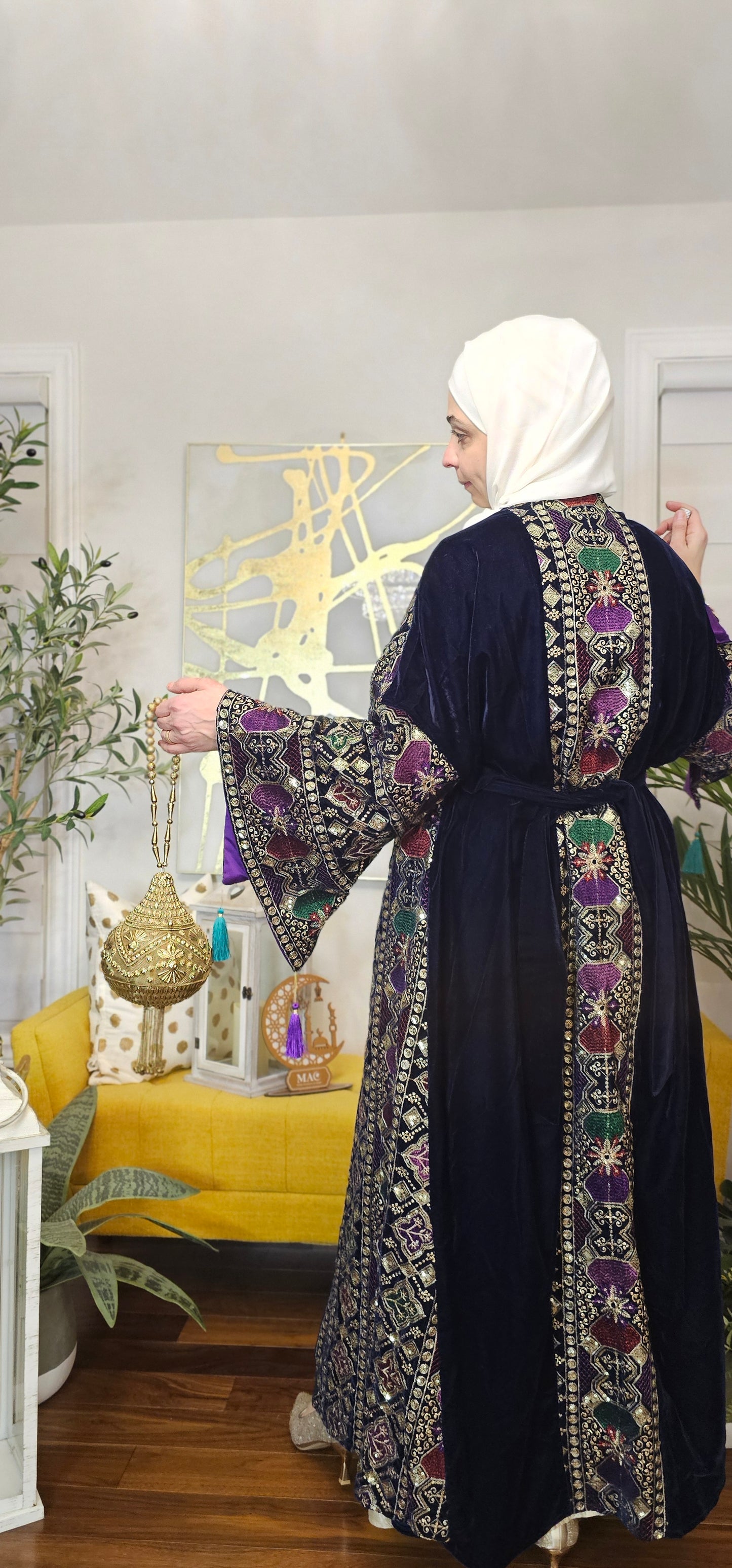 Jalabiya kuwaití - جلابية مرام