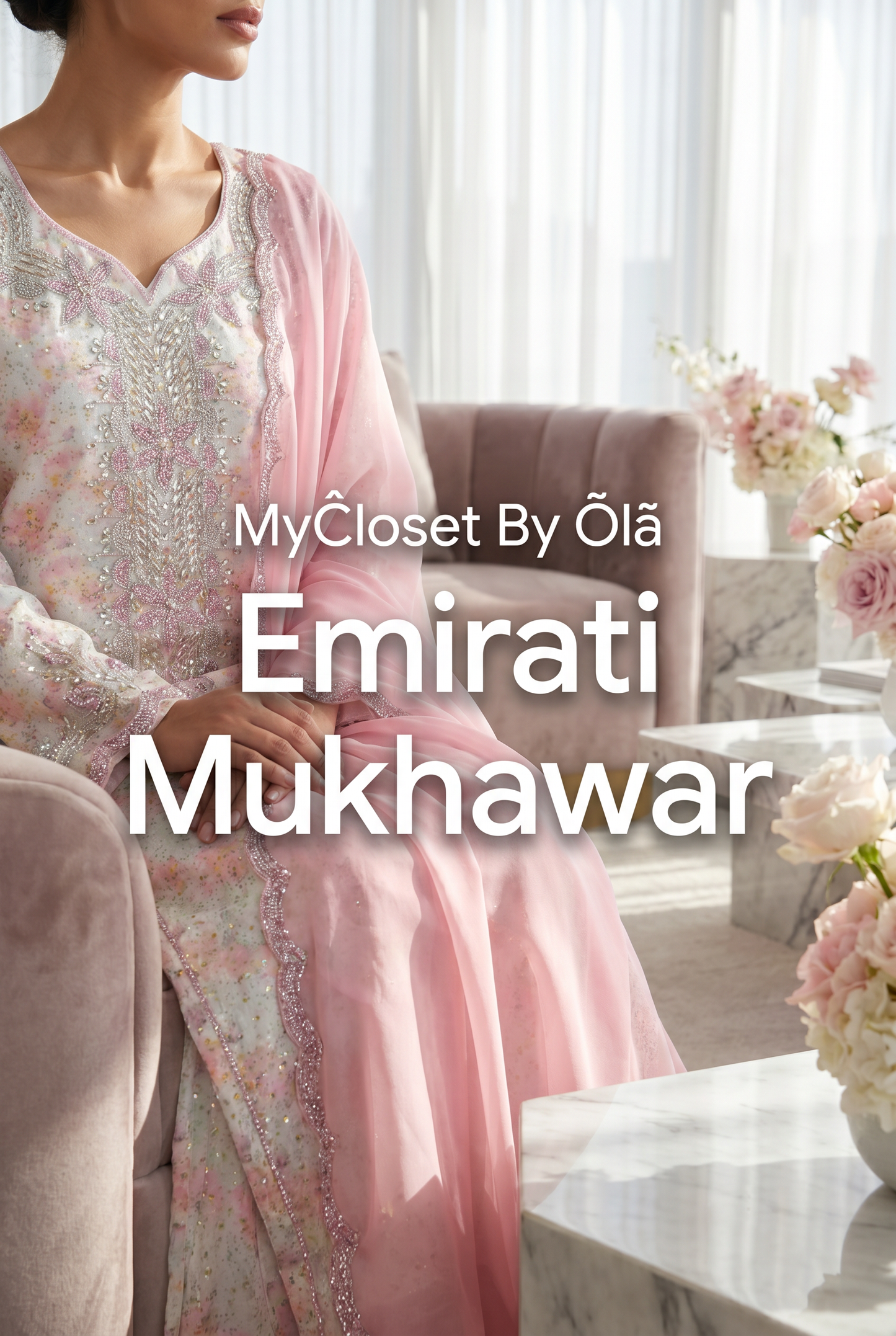 Emirati Mukhawa with Matching Scarf