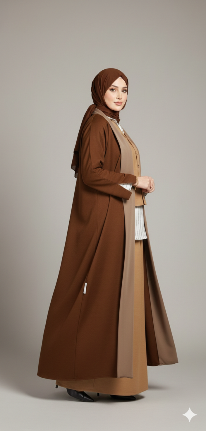 Abaya doble vista - Nasmá