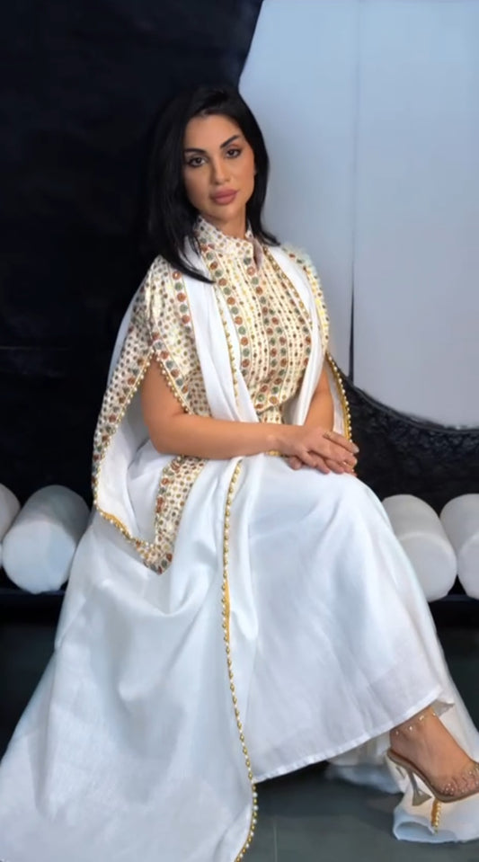 Elegant Kuwaiti Jellabiya - Sama
