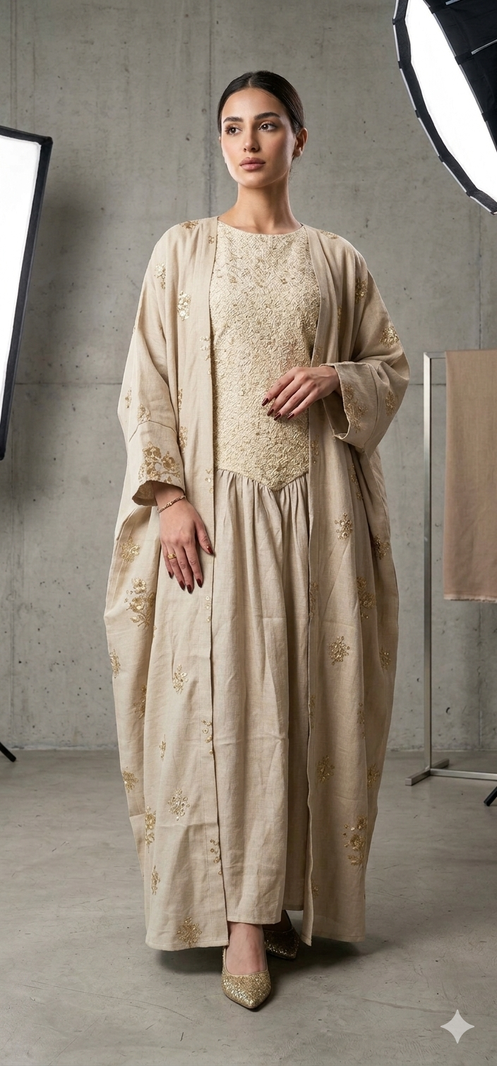 Jellabiya kuwaití - جلابية وسن